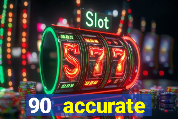 90 accurate football predictions